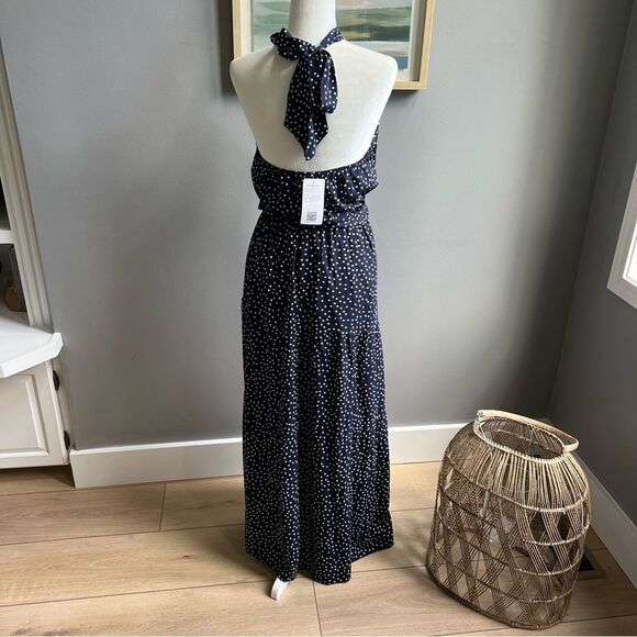 PRETTYGARDEN Women’s Halter Neck Maxi Dress Sleeveless Backless Sundress NWT - Picture 8 of 15